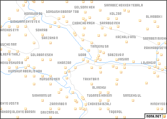 map of Rūdkhāneh-ye Khorramābād